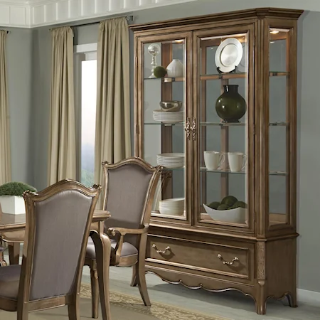 China Cabinet with Lighting
